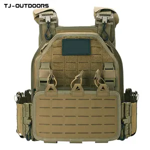 Custom ultra light and breathable high strength protective tactical vest plate carrier tactical vest