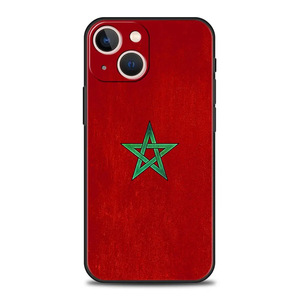 Coque Souple en TPU à Sublimation Drapeau du Maroc pour <span class=keywords><strong>iPhone</strong></span> XS <span class=keywords><strong>XR</strong></span> 11 12 13 14 15 16 17 Pro Max, Étui de Téléphone Portable Personnalisé Passeport Carte - Product Image 5