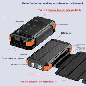 Banco de Energía Multifuncional SEP-99 de 20000mAh con Manivela y Carga Solar para Uso en Exteriores y Viajes - Product Image 4
