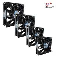 Ventilateur DC sans balais 140x140x38mm, ventilateur de refroidissement 12/24 volts, 6000 tr/min, 140mm, 5,5 pouces, haut débit d'air, ventilateur axial industriel d'évacuation