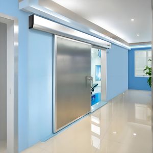 <span class=keywords><strong>Puertas</strong></span> Corredizas Automáticas Herméticas de Acero Inoxidable y Nylon con Tecnología Alemana Moderna para Quirófanos de Hospitales - Product Image 5