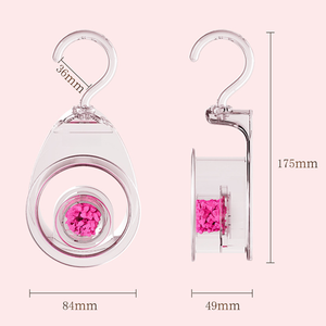 Nuovo Porta Borse Sospeso Salvaspazio per <span class=keywords><strong>Armadio</strong></span> e Organizzazione Cravatte, <span class=keywords><strong>con</strong></span> Ganci per Sacchetti Aromaterapia - Product Image 6