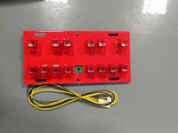 Clavier LED Mario pour Fruit Cocktail / Fruit King / WOLF 2, carte de circuit imprimé pour jeu Mario, pour machine de jeu d'arcade