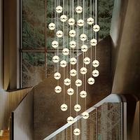 Suspension sphérique de style nordique, lampe suspendue moderne en forme de globe pour chambre à coucher, chevet, salle à manger