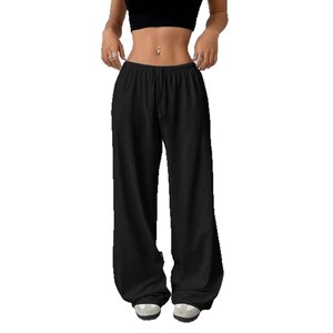 <span class=keywords><strong>Pantaloni</strong></span> Casual da <span class=keywords><strong>Donna</strong></span> a Gamba Larga <span class=keywords><strong>in</strong></span> Tinta Unita <span class=keywords><strong>con</strong></span> <span class=keywords><strong>Elastico</strong></span> <span class=keywords><strong>in</strong></span> <span class=keywords><strong>Vita</strong></span> e Coulisse, <span class=keywords><strong>in</strong></span> Poliestere Spandex, Vestibilità Ampia - Product Image 5