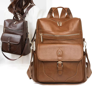 Sac à dos scolaire imperméable en nylon pour femmes, grande capacité 25-50L, sac de voyage pour étudiants - Product Image 1