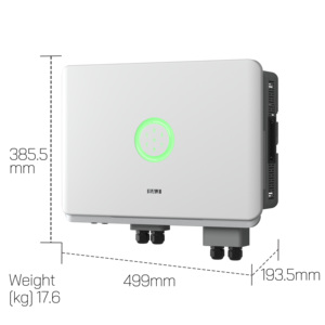 Onduleur solaire hybride <span class=keywords><strong>5kW</strong></span> <span class=keywords><strong>SAJ</strong></span> H2-5K-S2 2 MPPTs Batterie LiFePO4 150% DC surdimensionné IP65 pour PV résidentiel - Product Image 2