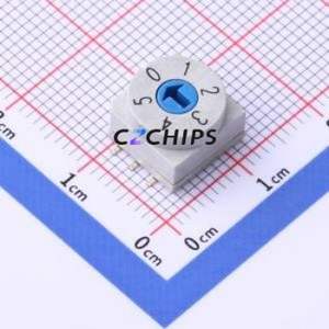 MER-06S Rotary Encoder Switch SMD Switch ( Number of Detents: 6 )( Encoding Type: True Code )( Operating Temperature: ) - Product Image 1