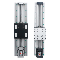 WEEMT Guías Lineales de Aluminio de Bajo MOQ, Módulo Lineal de Rodamiento de Bolas Cruzado XY de Deslizamiento Suave con Carrera Personalizada para Equipos CNC