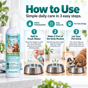 Professionelle Mundgesundheitslösung für Hunde und Katzen Atem-Erfrischer Wasserzusatz Unterstützt Saubere Zähne und Zahnfleisch RTS-Versorgung - Product Image 6