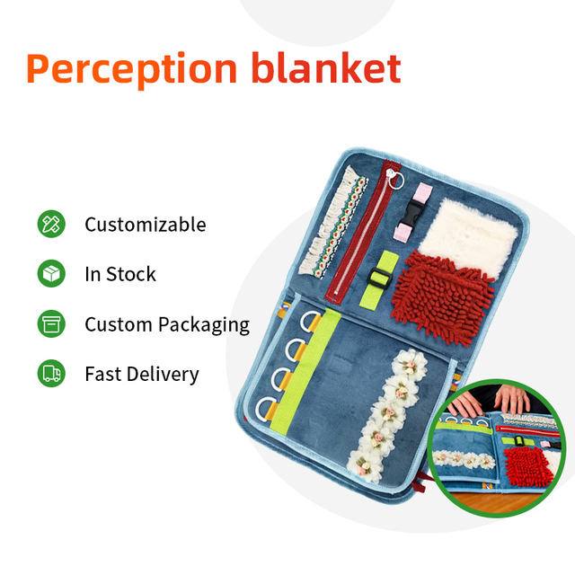 Fidget Blanket for Adults with Dementia for Seniors,Alzheimers Products for Elderly, Busy Board,Sensory Blanket for Autistic