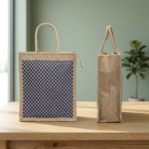 Sac messager bohème rayé en coton pour femme – Tendance, durable, imperméable, sac à bandoulière avec fermeture éclair – Prix de gros - Product Image 3
