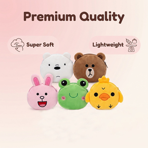 Portamonete in Peluche Kawaii, Mini Portafoglio Animale Imbottito Multistile, Ciondolo Morbido da 10 cm per Zaino e Accessori Auto - Product Image 2