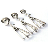 Cuillère multifonction portable en acier inoxydable pour fruits, melon, crème glacée, dessert, pour la maison, le restaurant, vente en gros