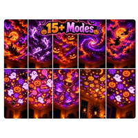 Projecteur décoratif pour arbre de Noël, alimenté par USB, en PVC, 20 cm