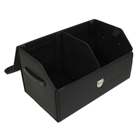 Grande boîte de rangement pliable en PVC pour coffre de voiture avec couvercle, boîte de rangement pour accessoires de voiture avec service OEM