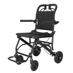 New Cheap Foldable Manual Wheel Chair for Patient and the Elderly Factory Sale directly uphill effortless V-type brake-OLF - Product Image 1