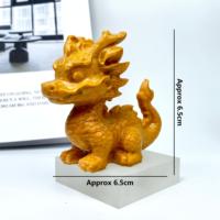 Dragon sculpté en pierre précieuse naturelle chinoise, cristal de guérison, pour le Feng Shui et la décoration intérieure (vente en gros)