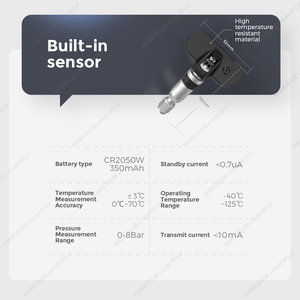 Duduauto Xe <span class=keywords><strong>TPMS</strong></span> giám sát áp suất lốp Hệ thống HD kỹ thuật số LCD hiển thị tự động công cụ báo động USB 4 bên ngoài hoặc được - Product Image 4