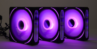 Ventilateur de refroidissement pour boîtier de PC de jeu ARGB LED 12V 120mm avec dissipateur thermique en cuivre, roulement fluide haute performance 23dBA pour un refroidissement optimal de l'ordinateur