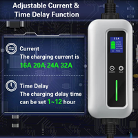 Chargeur AC portable pour véhicules électriques NACS 32A 40A 48A Chargeur mobile pour véhicules électriques