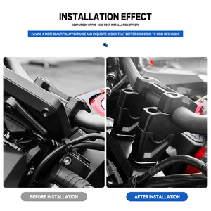 Adaptateur d'extension de guidon pour moto CB650R 2019-2025 – Rehausseur de guidon pour CB650R - Product Image 1