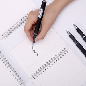 Deli S126 Gel Pen 1.0mm Black Office School Writing Pen Plastic Body Caps Closure - Product Image 3