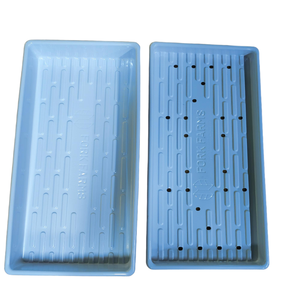 מותאם אישית 1020 לבן לחיות מחמד נטעים microירוק צמח עם מגש חור מגש שחור מגש שחור חממות עם מכסה - Product Image 2