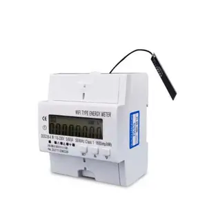 Tuya Meteran Energi Wifi 220V 10Ah 80A/110-240V Meteran Energi Tengah Fase Tunggal