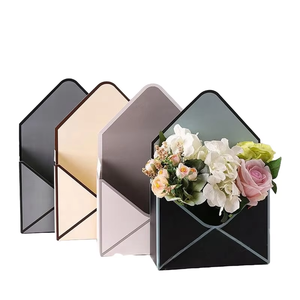Recycled Materials Luxury Folding <strong>Flower</strong> Paper Packaging <strong>Box</strong> Glossy/Matt Lamination Embossing Elegant Bouquet Envelope <strong>Box</strong> Type - Product Image 1