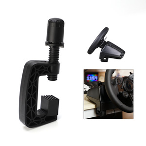 Clip de fixation du volant pour Logitech G25 G27 G29 G920 G923, support de montage en aluminium noir pour roues de voiture de course - Product Image 2