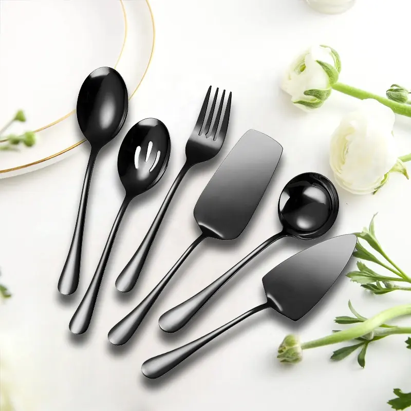 Manufacturer LFGB Eco Friendly custom logo stainless steel flatware cutlery dinnerware tableware gadgets tool