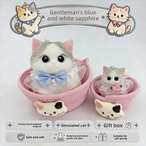 Giocattolo Squishy in Plastica a Forma di Gatto Rosa - Antistress, Regalo di Compleanno per Migliori Amiche, Decorativo e Divertente con Lento Ritorno a Forma per Ridurre la Pressione - Product Image 3