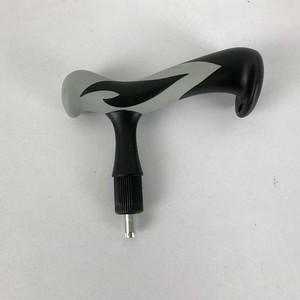 Poignée de canne Fukangrui, design flamme violet-noir, antidérapante, ergonomique, pour aide à la mobilité des personnes âgées - Product Image 2