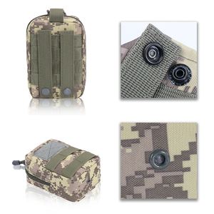 最高のモールポーチ戦術オーガナイザーEDCバッグ狩猟旅行防水迷彩ツールウエストポケット - Product Image 6