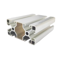 Extrusion en aluminium anodisé 6063-T5 de 40x80mm pour machine CNC et structure d'imprimante 3D
