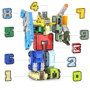 Bán sỉ robot tranform-2022 Hàng Mới 0-7 A-Z Biến Hình Câu Đố 3D Biến Hình Robot Đồ Chơi Lắp Ráp Của Trẻ Em