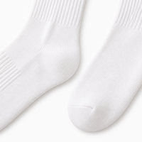 Chaussettes en coton respirantes pour hommes et femmes, broderie sportive personnalisée avec logo, pour activités de plein air