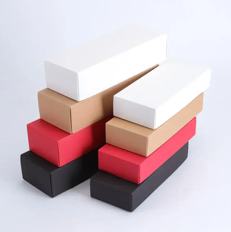 Boîte pliable en carton avec logo imprimé personnalisé, pour chaussettes et sous-vêtements, boîte cadeau bon marché, 100 pièces