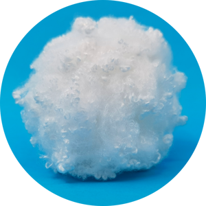 Fibre de polyester conjuguée creuse pour rembourrage de poupée 3d64mm FR - Product Image 1