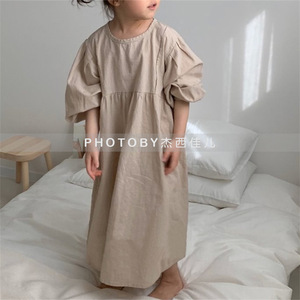 Versione Coreana 2024 Abito da Principessa per Ragazze, Vestito Casual a Maniche Lunghe per Primavera e Autunno, Outfit Coordinato Madre-Figlia - Product Image 5