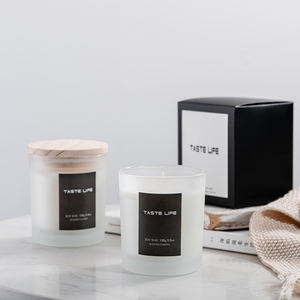 Dekorasi rumah Label pribadi lilin Votive Aroma mewah ulang tahun Logo buram toples lilin kedelai beraroma lilin Dekorasi Rumah - Product Image 4
