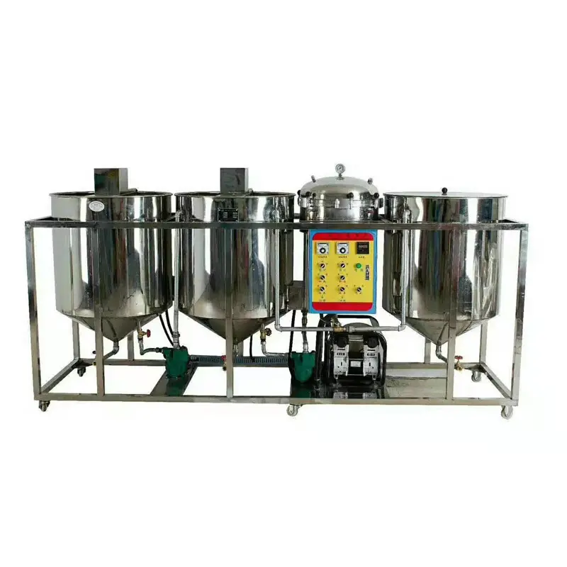 fruit pulp refining machines soyabean oil refined cooking machine sunflower oil double refined machine