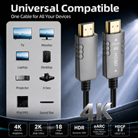 Câble HDMI en fibre optique AOC 4K UHD ARC Longueur personnalisée