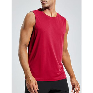 Best Quality Solid Tank <b>Top</b> Fitness Sports Vest Cotton Custom Sportswear Workout <b>Shearing</b> Men Gym Tank <b>Tops</b> - Product Image 2
