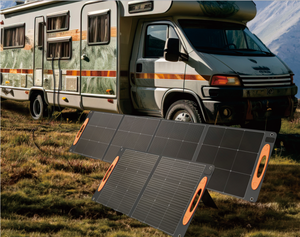 Tấm pin năng lượng mặt trời di động, linh hoạt, chống nước ODM 100W (50W*2), <span class=keywords><strong>200W</strong></span>, 400W, có thể gấp gọn, dùng cho cắm trại ngoài trời, sạc năng lượng mặt trời cho máy phát điện năng lượng mặt trời - Product Image 5