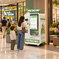 Distributeur automatique d'açai avec données de ventes en temps réel, paiement sans espèces et surveillance des stocks