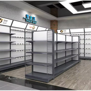 Grosir keranjang gantung besi besi rak Tampilan komersial untuk supermarket rak Pajang belanja - Product Image 3