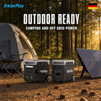 Station d'alimentation solaire domestique portable Solarplay Q3600 PRO Master Unit 3600W 3840Wh avec batterie Lifepo4
