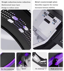 WIFI ของเล่นแมวเงียบล้อวิ่งไฟฟ้าแบบโต้ตอบสําหรับลู่วิ่งแมวปลอดภัยมากขึ้นการออกกําลังกายแบบโต้ตอบลู่วิ่งแมว ABS - Product Image 3